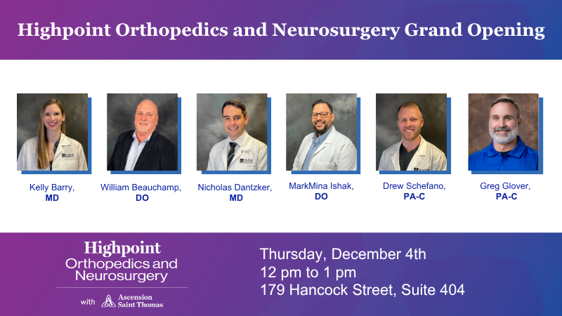 Highpoint Orthopedics and Neurosurgery Grand Opening